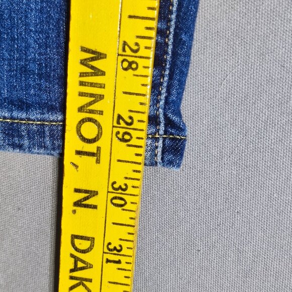 Tommy Hilfiger Jeans skinny women's size 10 medium washed blue zipper on the leg - Picture 11 of 13